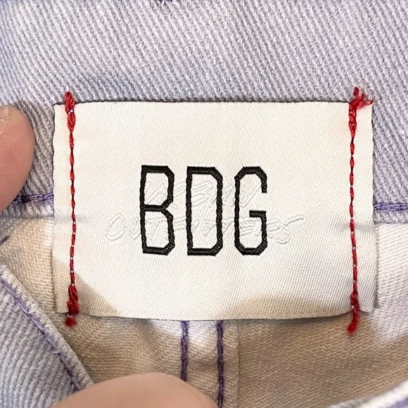 BDG Women's 100% Cotton Sunset Seagull Ombre High Waisted Cowboy Jeans Size 24 - Picture 6 of 11